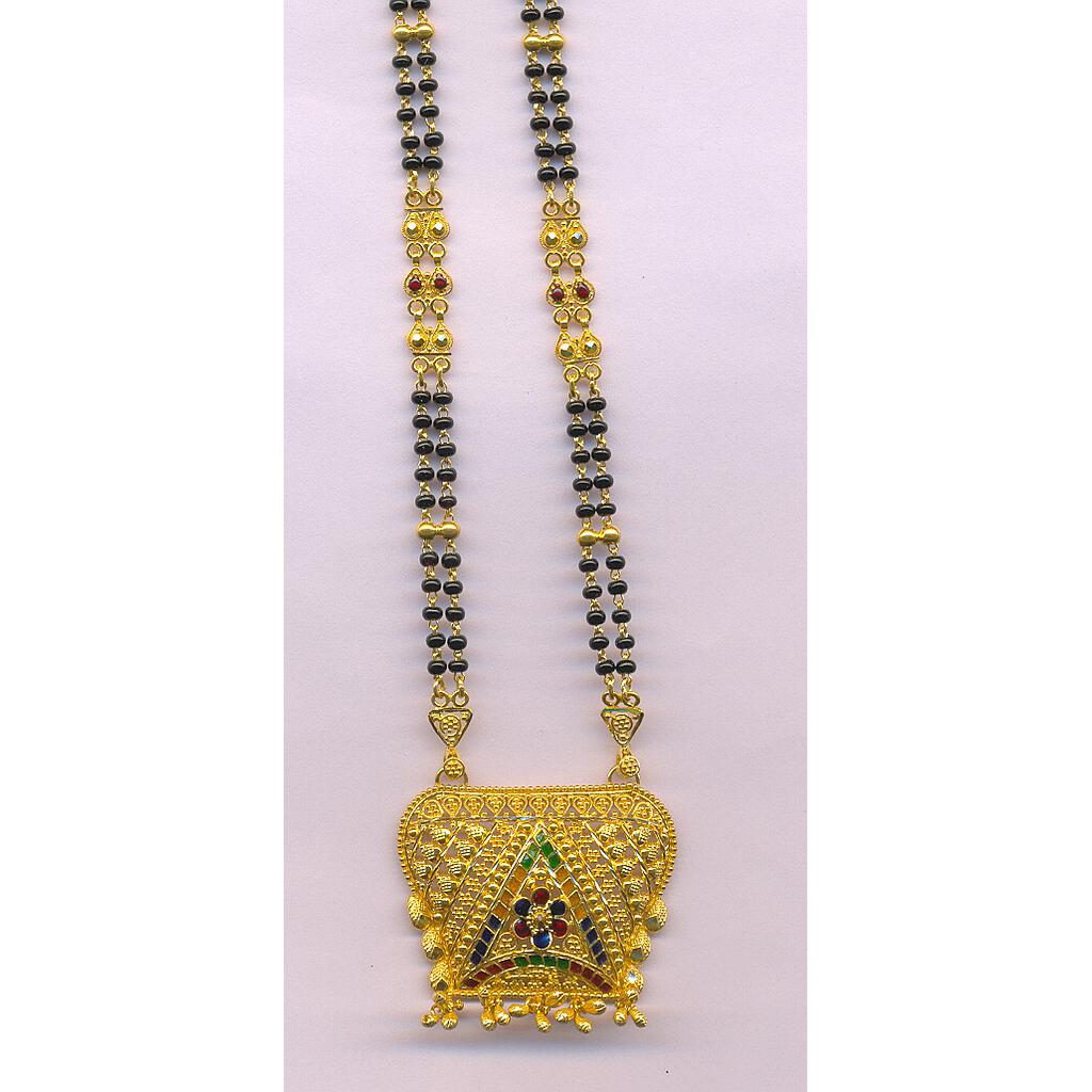 GOLD MANGALSUTRA PLAIN FANCY
