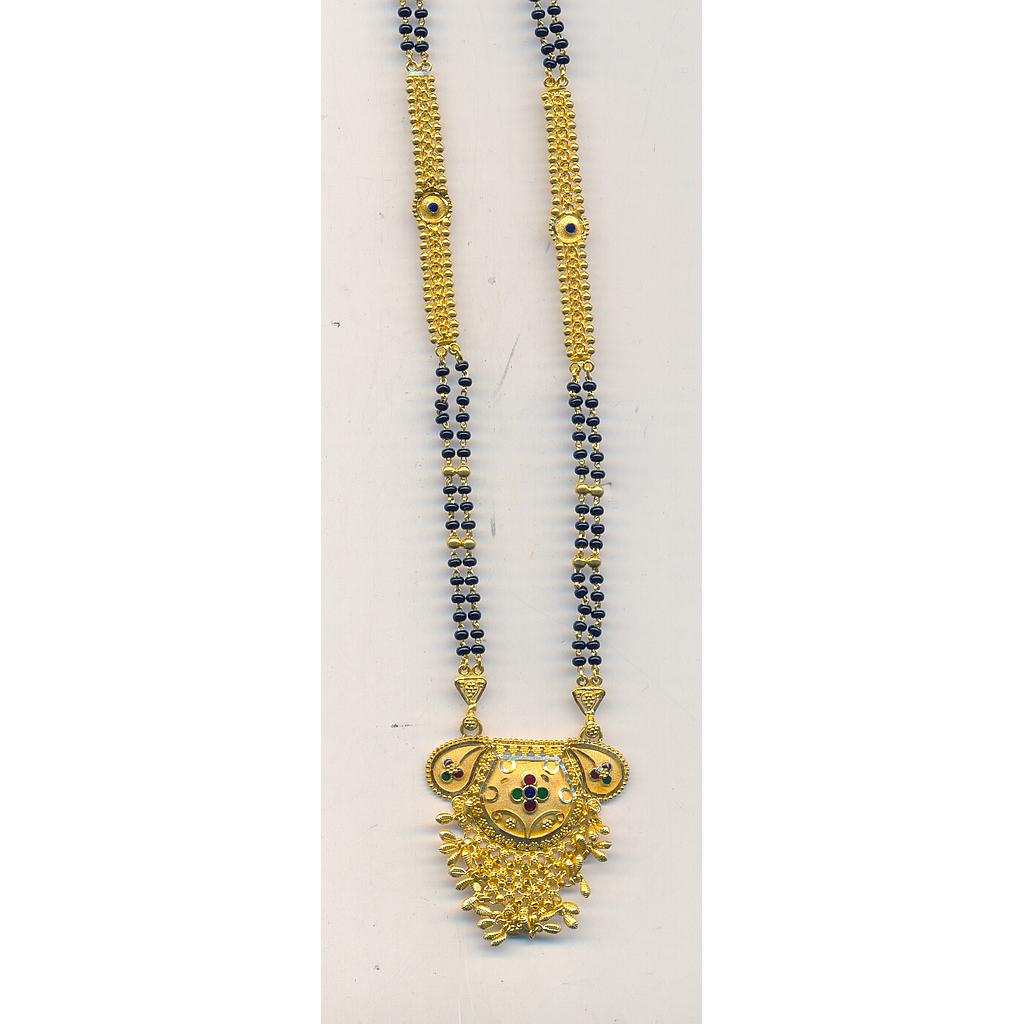 GOLD MANGALSUTRA PLAIN FANCY