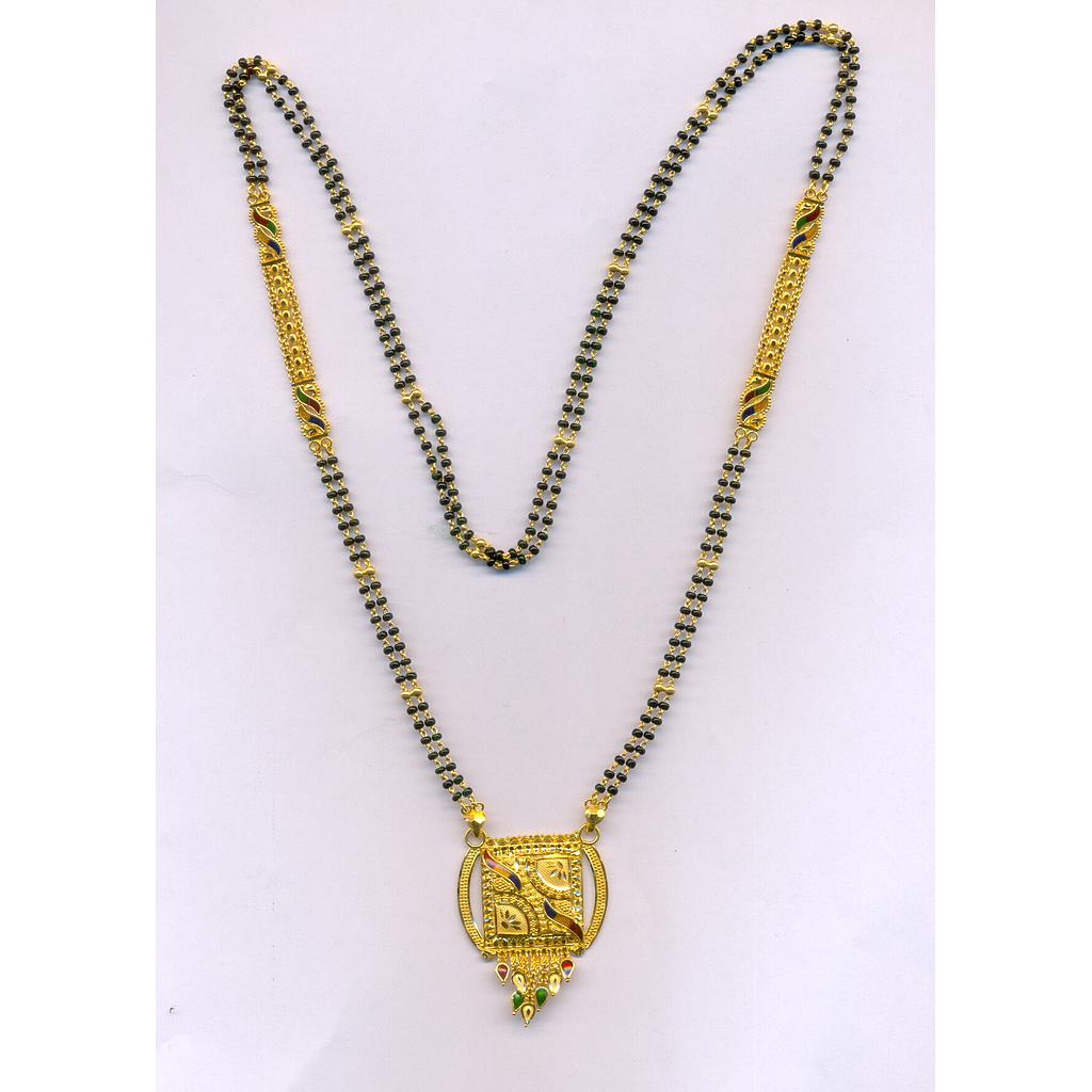 GOLD MANGALSUTRA PLAIN FANCY