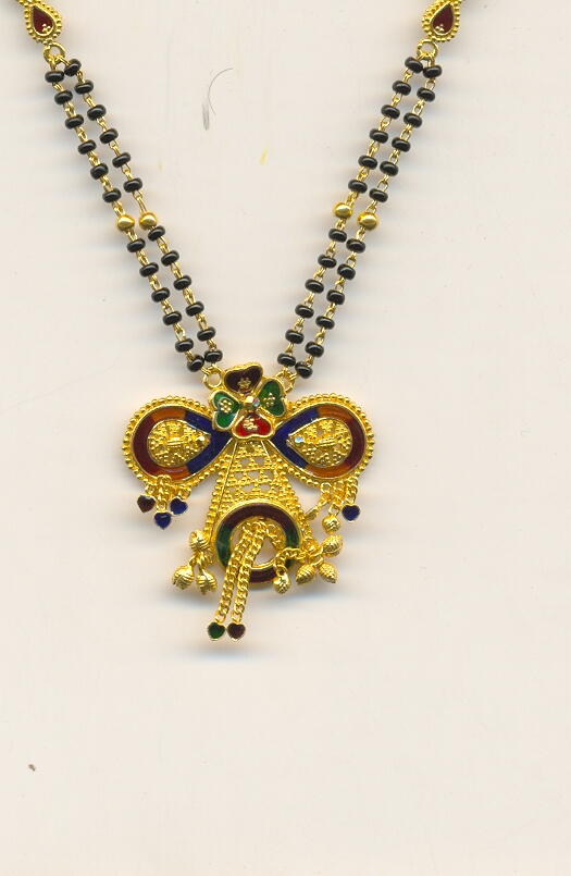 GOLD MANGALSUTRA PLAIN FANCY