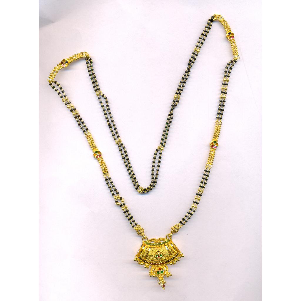 GOLD MANGALSUTRA PLAIN FANCY