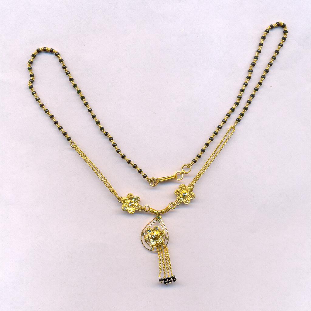 GOLD MANGALSUTRA PLAIN FANCY