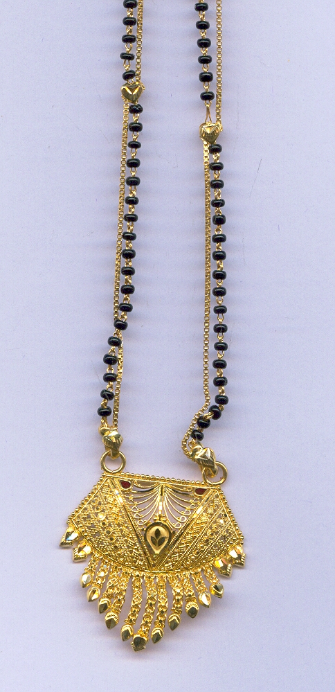 GOLD MANGALSUTRA PLAIN FANCY