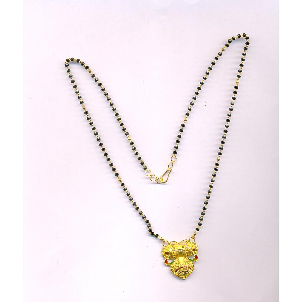 GOLD MANGALSUTRA PLAIN FANCY