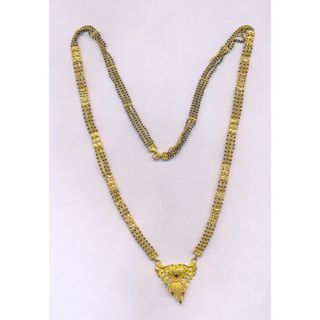 GOLD MANGALSUTRA PLAIN FANCY