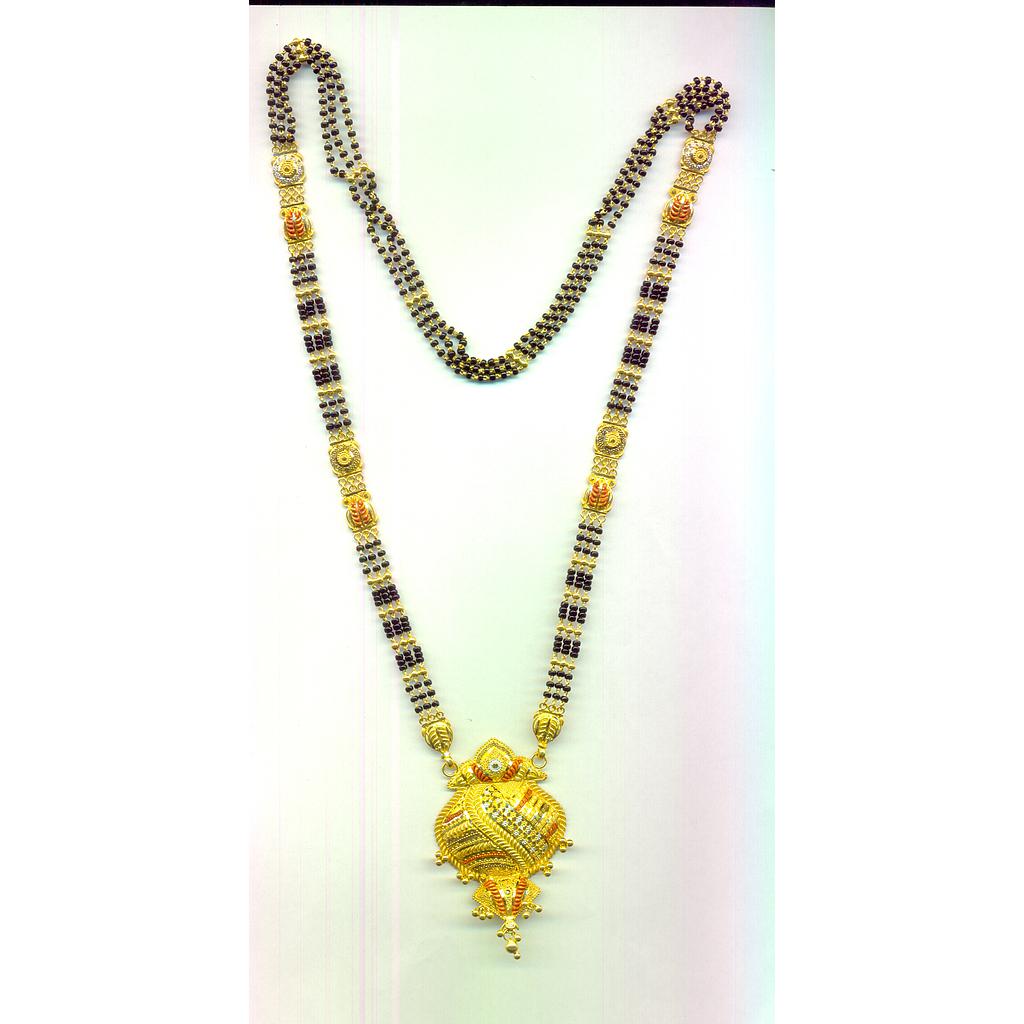 GOLD MANGALSUTRA PLAIN FANCY