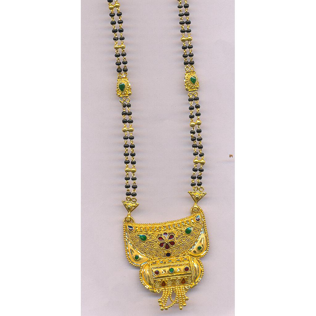 GOLD MANGALSUTRA PLAIN FANCY