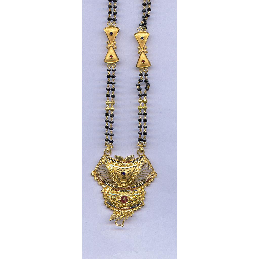 GOLD MANGALSUTRA PLAIN FANCY