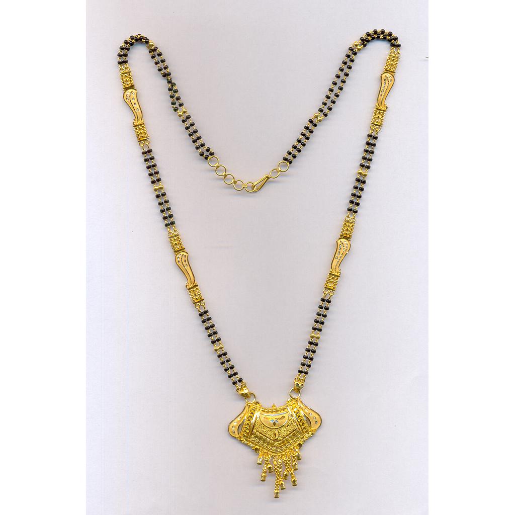 GOLD MANGALSUTRA PLAIN FANCY