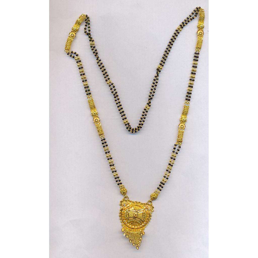 GOLD MANGALSUTRA PLAIN FANCY