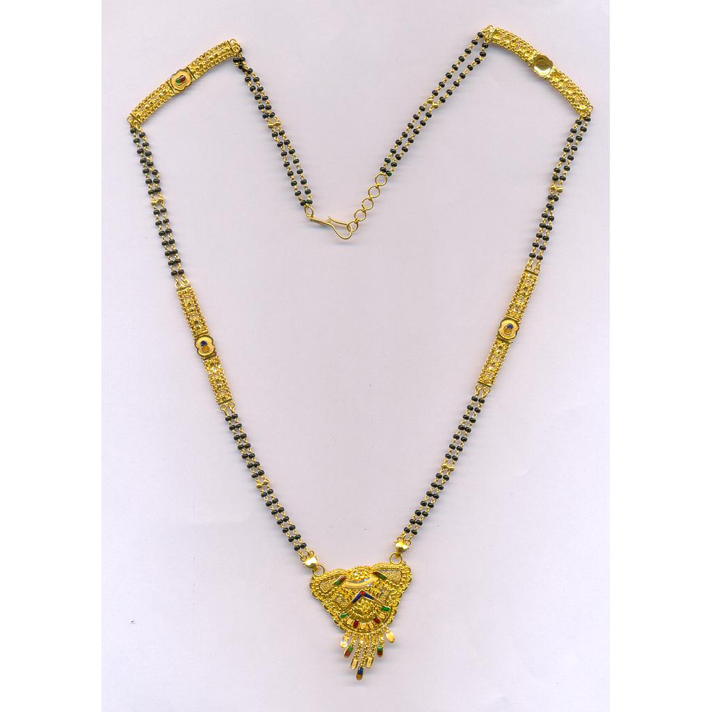 GOLD MANGALSUTRA PLAIN FANCY
