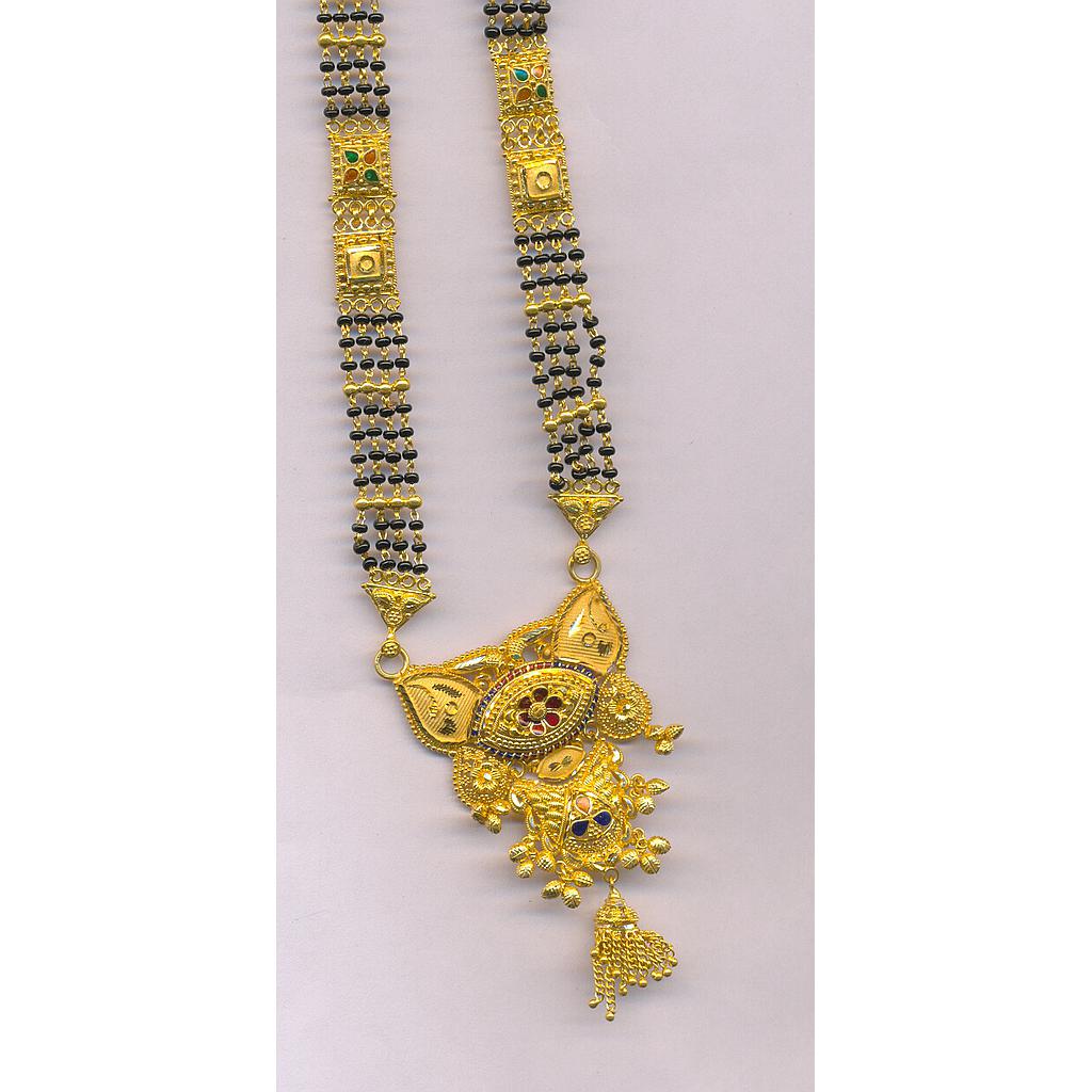 GOLD MANGALSUTRA PLAIN FANCY