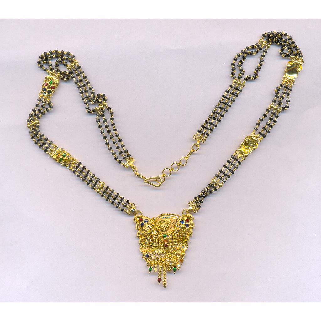GOLD MANGALSUTRA PLAIN FANCY