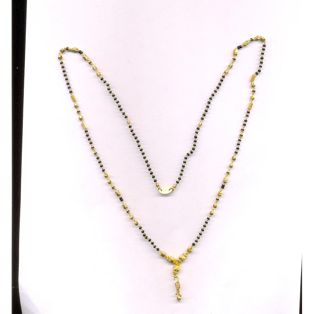 GOLD MANGALSUTRA PLAIN FANCY