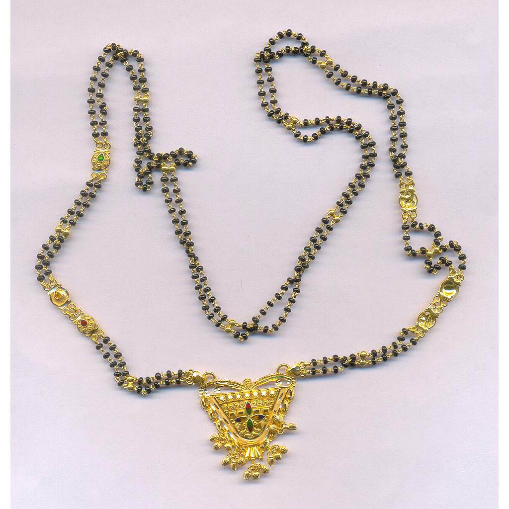 GOLD MANGALSUTRA PLAIN FANCY