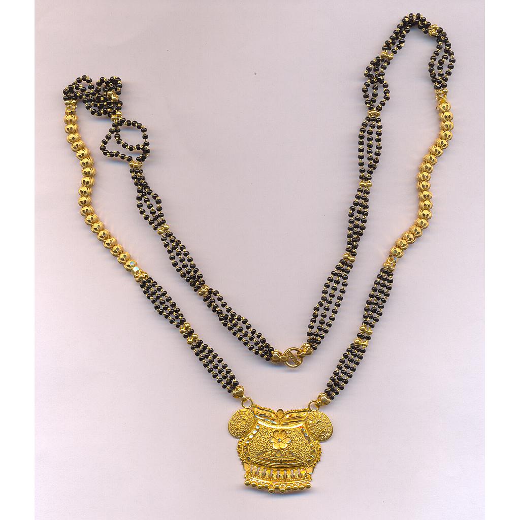GOLD MANGALSUTRA PLAIN FANCY
