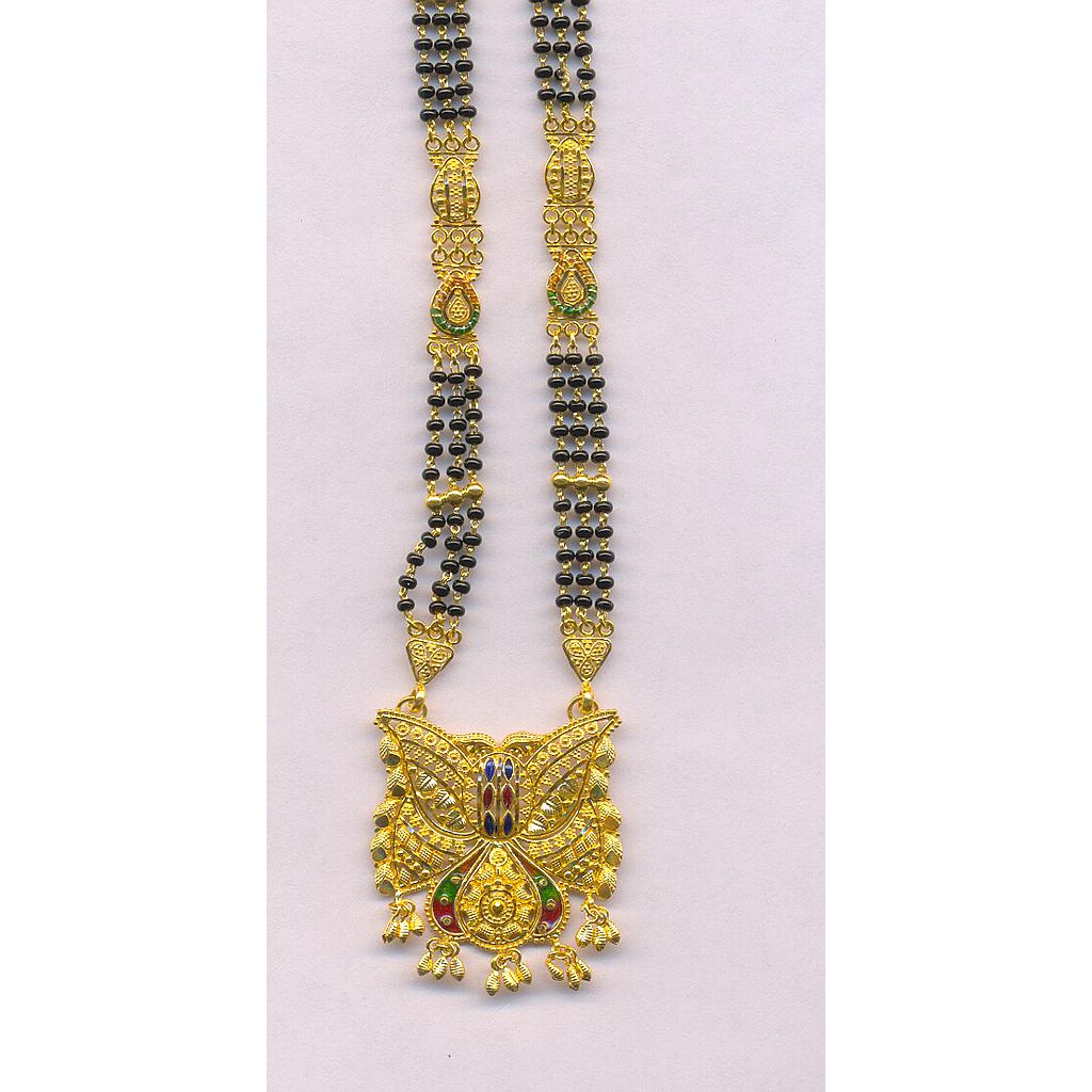 GOLD MANGALSUTRA PLAIN FANCY