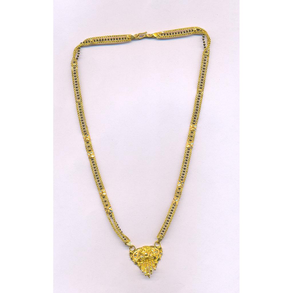 GOLD MANGALSUTRA PLAIN FANCY