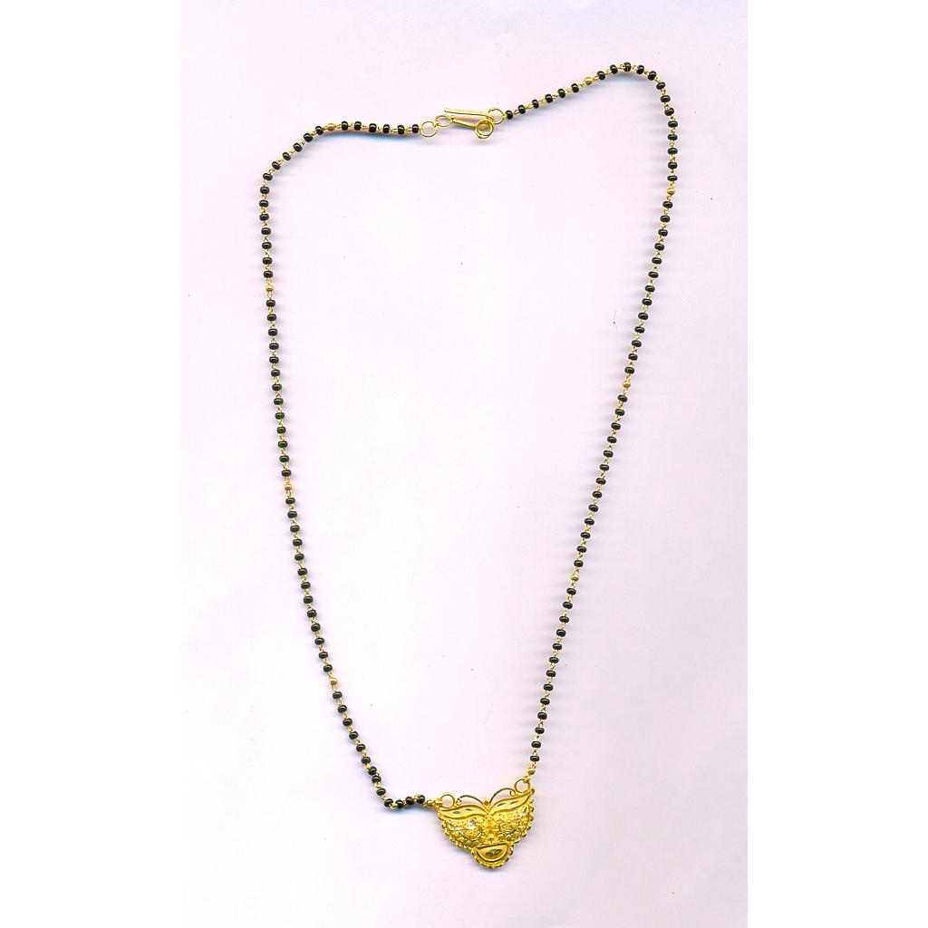 GOLD MANGALSUTRA PLAIN FANCY