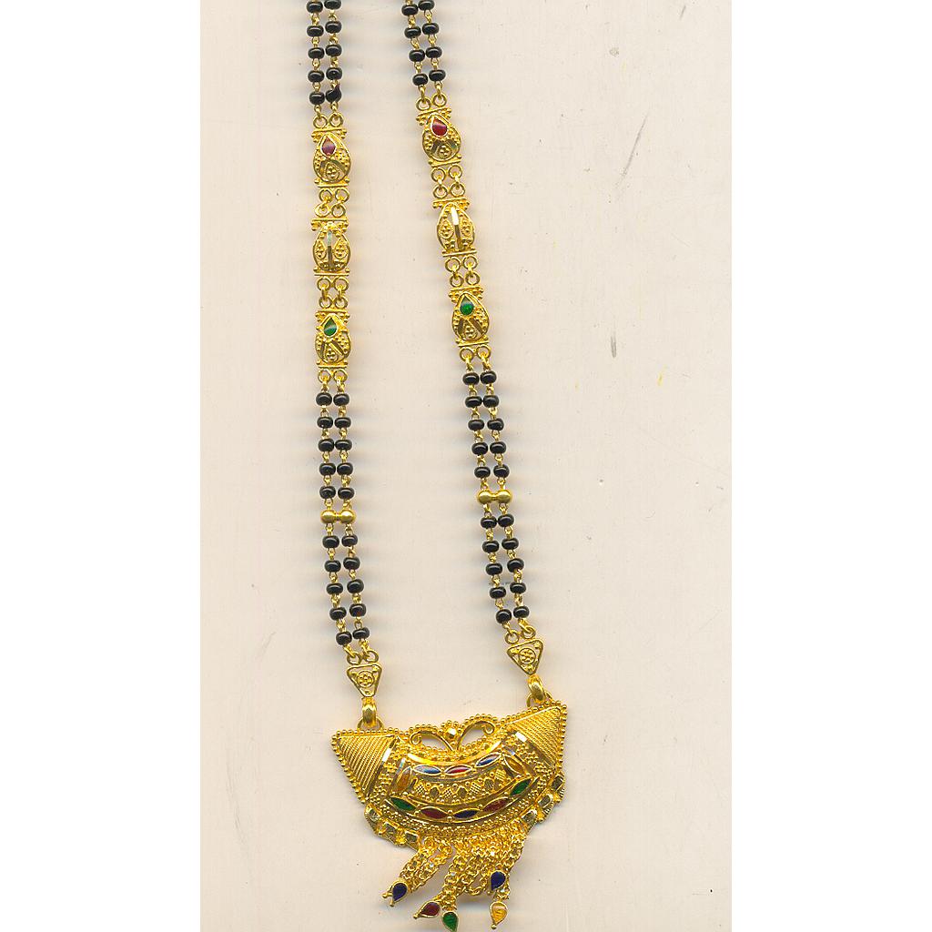 GOLD MANGALSUTRA PLAIN FANCY