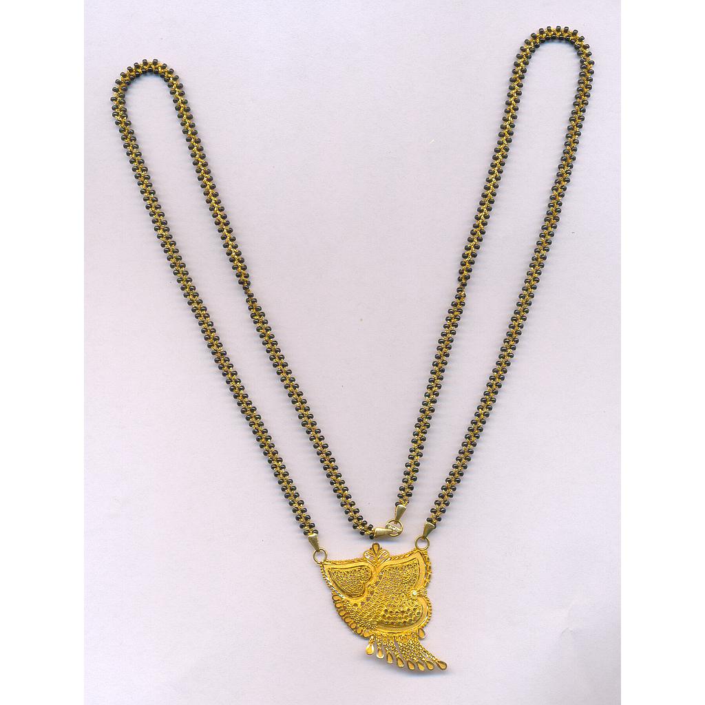 GOLD MANGALSUTRA PLAIN FANCY