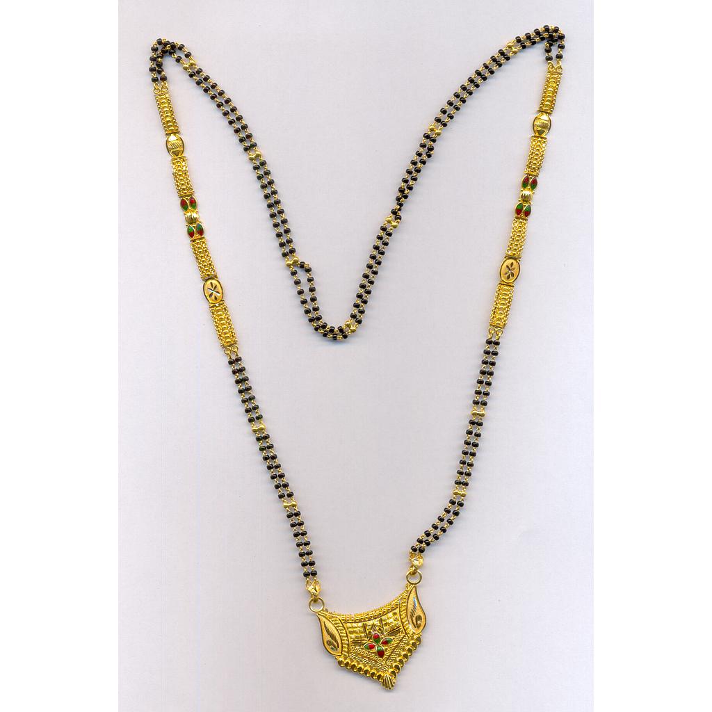 GOLD MANGALSUTRA PLAIN FANCY