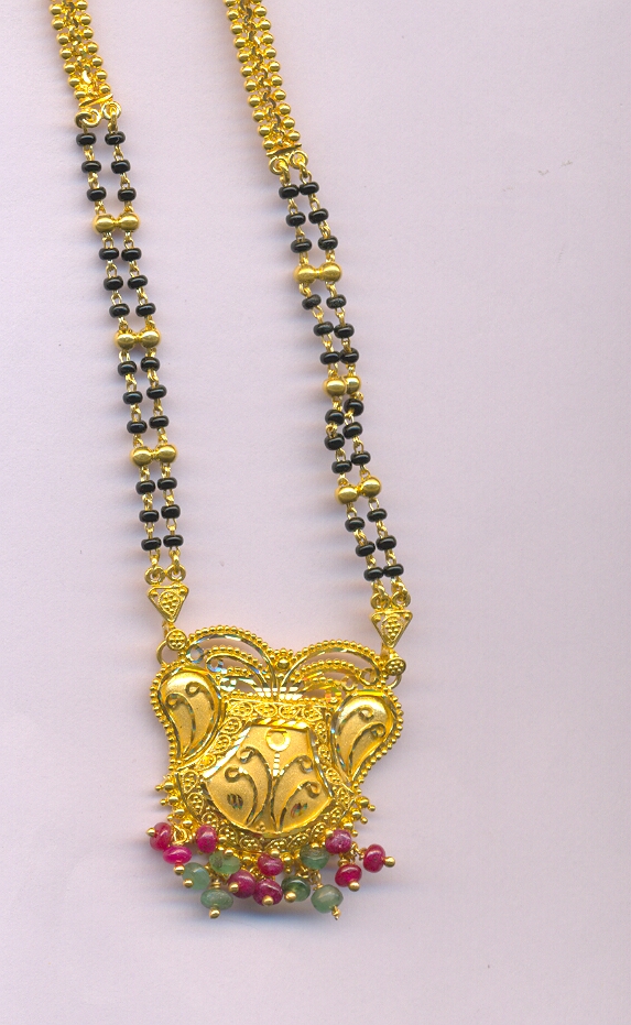 GOLD MANGALSUTRA PLAIN FANCY
