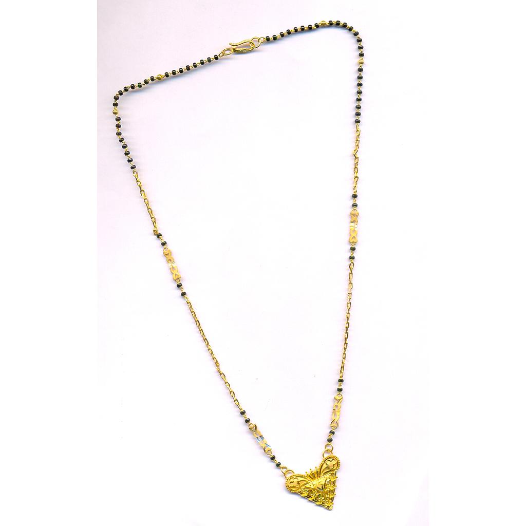 GOLD MANGALSUTRA PLAIN FANCY