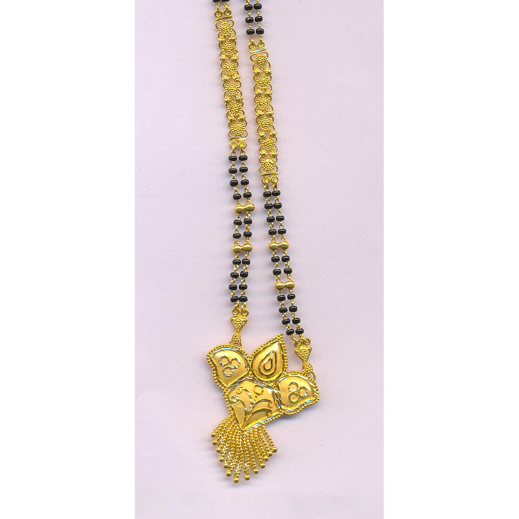 GOLD MANGALSUTRA PLAIN FANCY