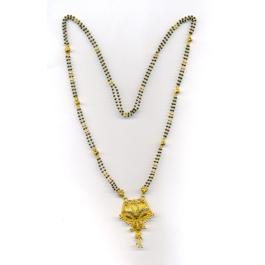 GOLD MANGALSUTRA PLAIN FANCY