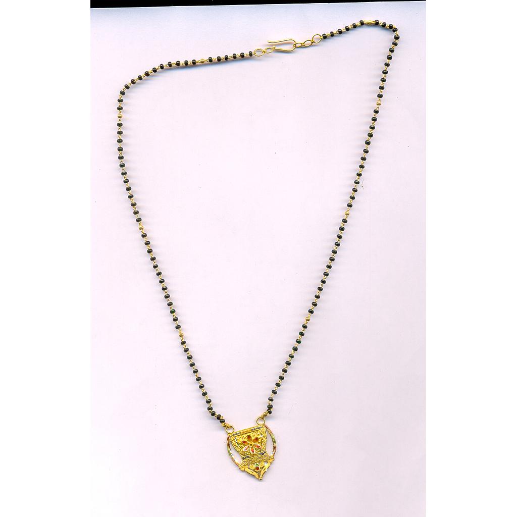 GOLD MANGALSUTRA PLAIN FANCY