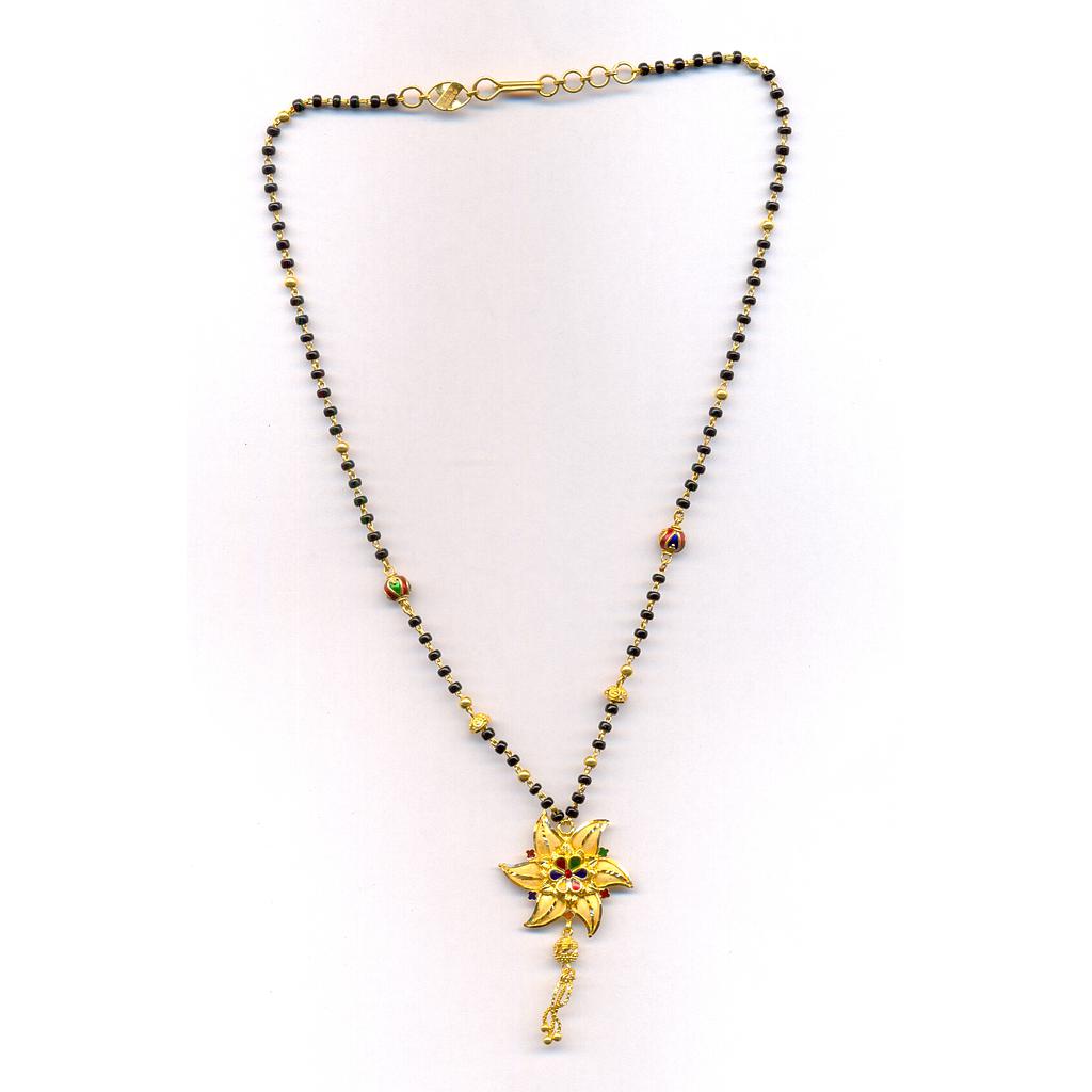 GOLD MANGALSUTRA PLAIN FANCY