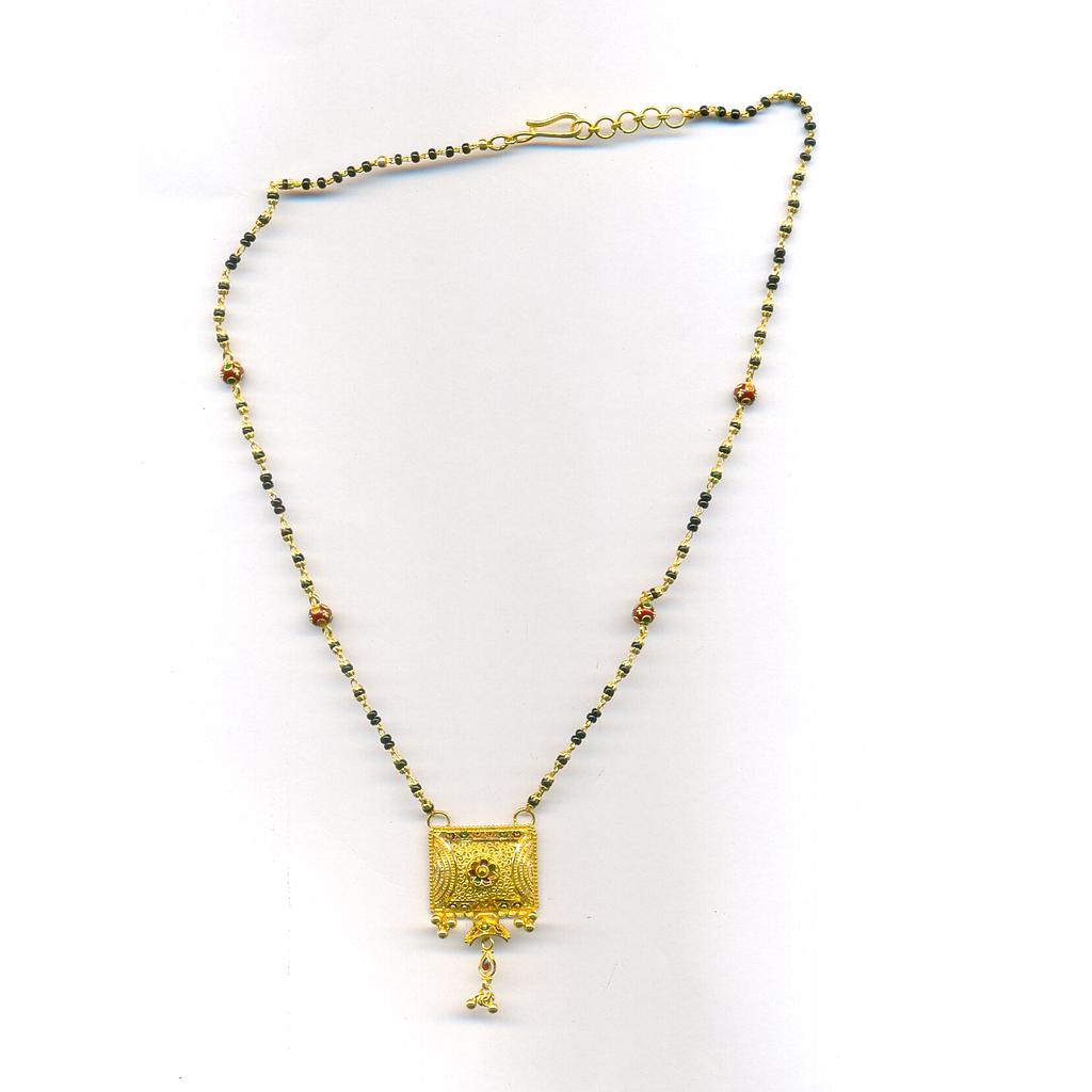 GOLD MANGALSUTRA PLAIN FANCY