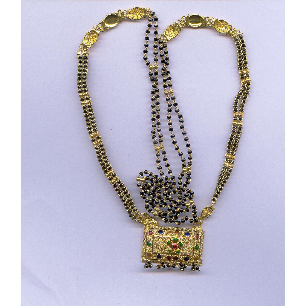 GOLD MANGALSUTRA PLAIN FANCY