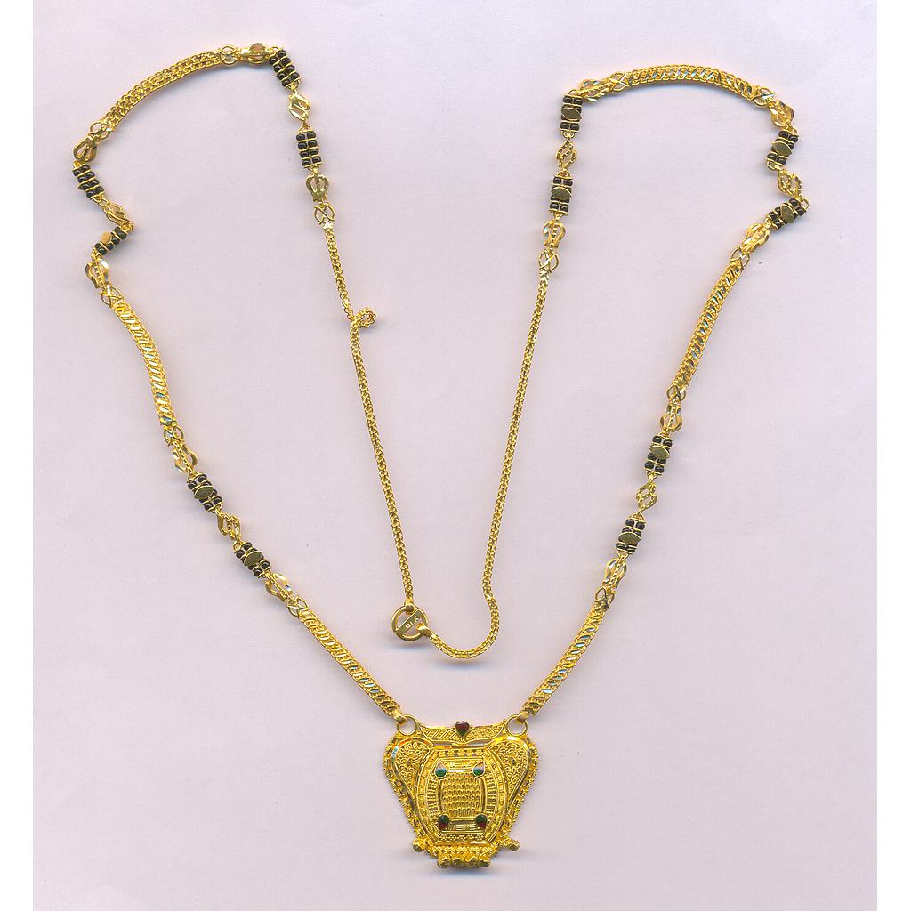 GOLD MANGALSUTRA PLAIN FANCY
