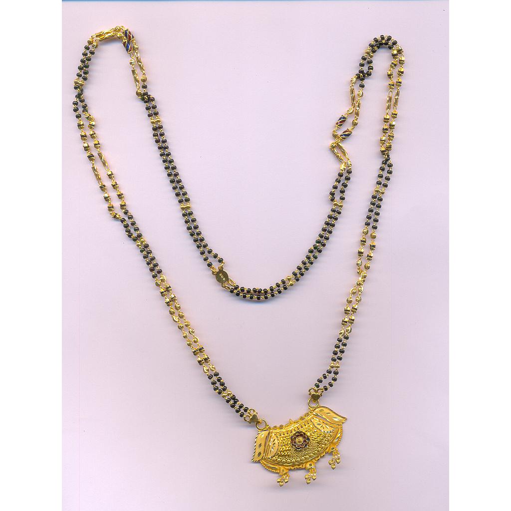 GOLD MANGALSUTRA PLAIN FANCY