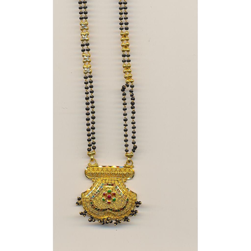GOLD MANGALSUTRA PLAIN FANCY