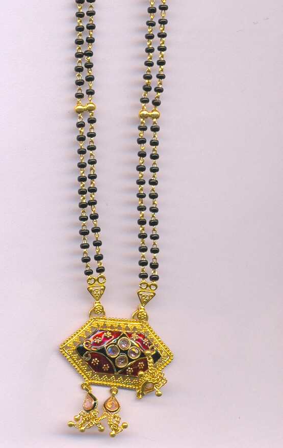 GOLD MANGALSUTRA PLAIN FANCY