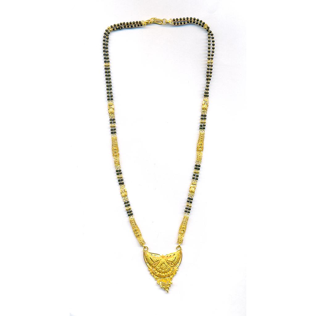 GOLD MANGALSUTRA PLAIN FANCY