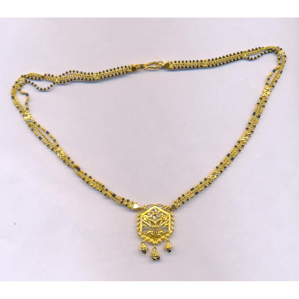 GOLD MANGALSUTRA PLAIN FANCY