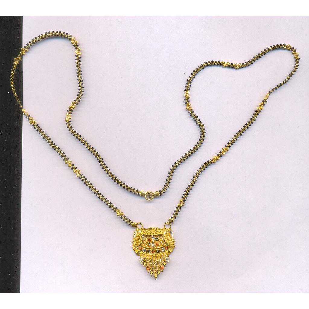 GOLD MANGALSUTRA PLAIN FANCY
