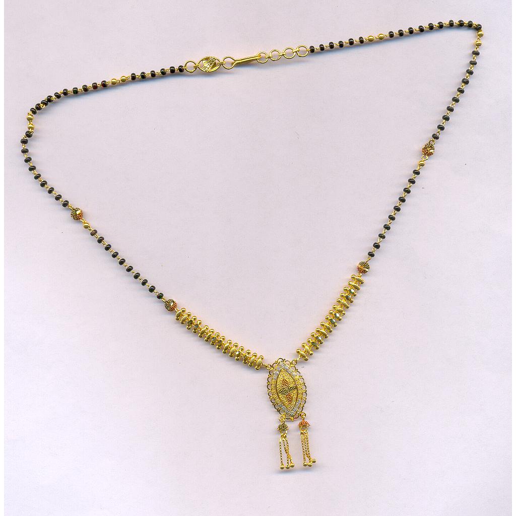 GOLD MANGALSUTRA PLAIN FANCY