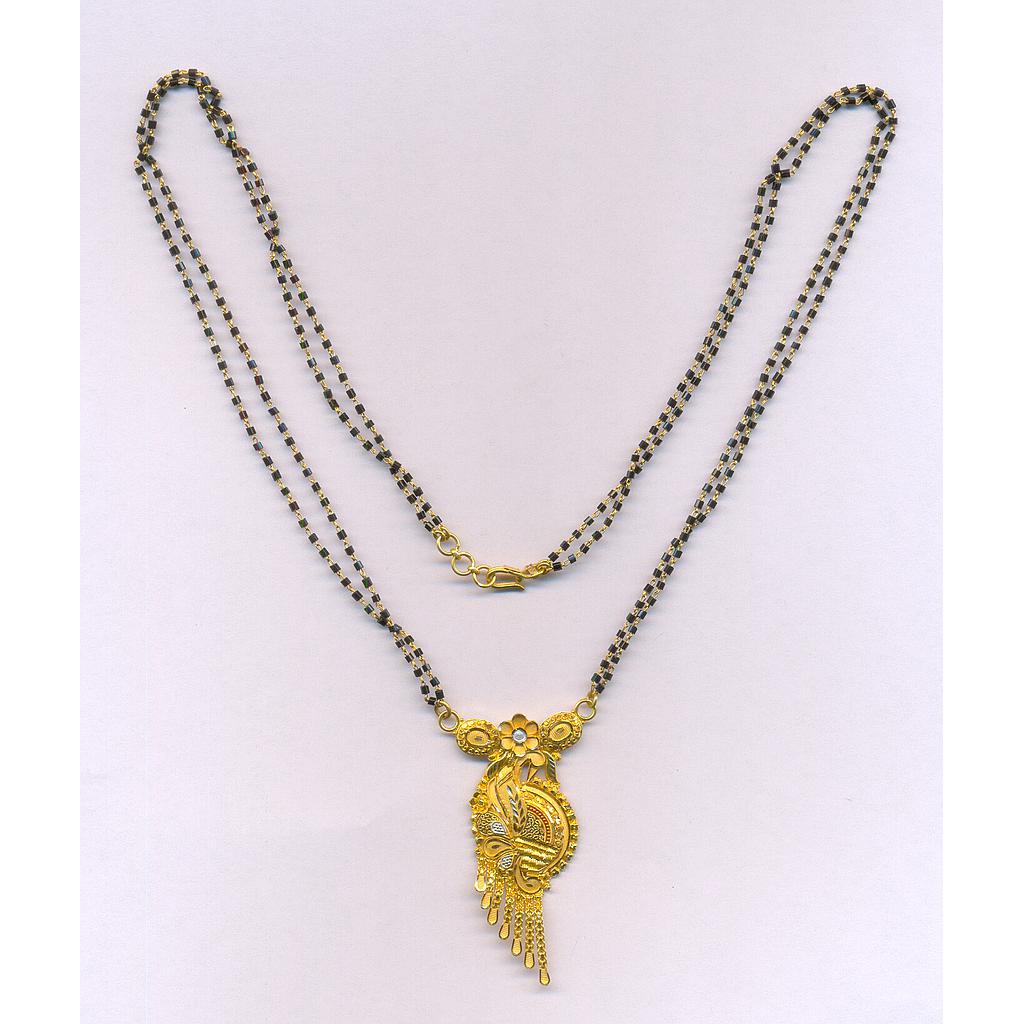 GOLD MANGALSUTRA PLAIN FANCY