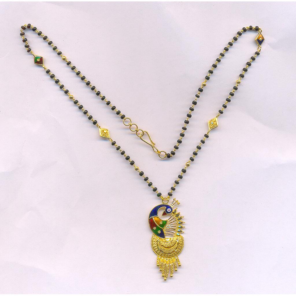 GOLD MANGALSUTRA PLAIN FANCY