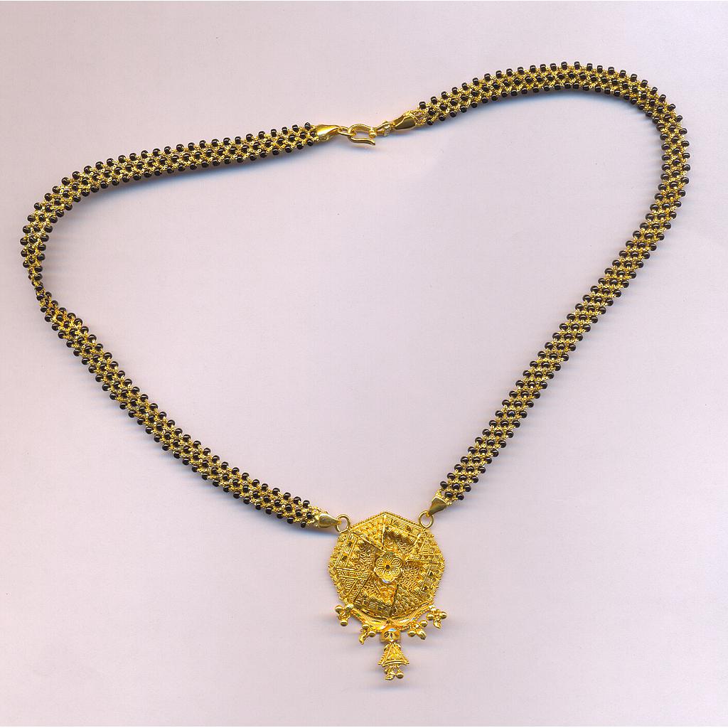 GOLD MANGALSUTRA PLAIN FANCY