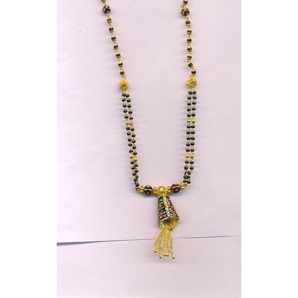 GOLD MANGALSUTRA PLAIN FANCY