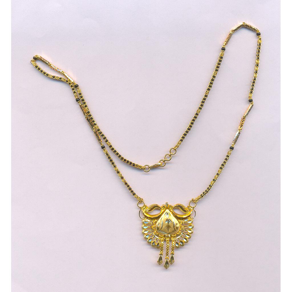 GOLD MANGALSUTRA PLAIN FANCY