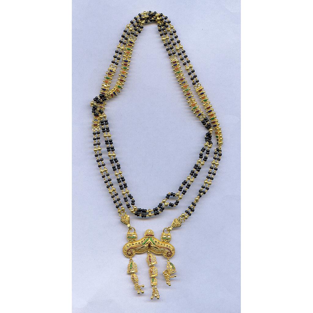 GOLD MANGALSUTRA PLAIN FANCY