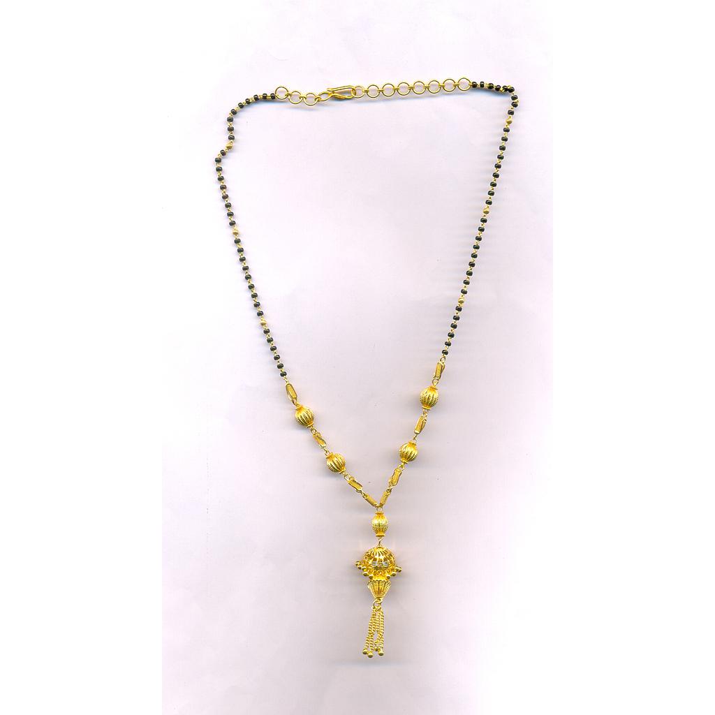 GOLD MANGALSUTRA PLAIN FANCY