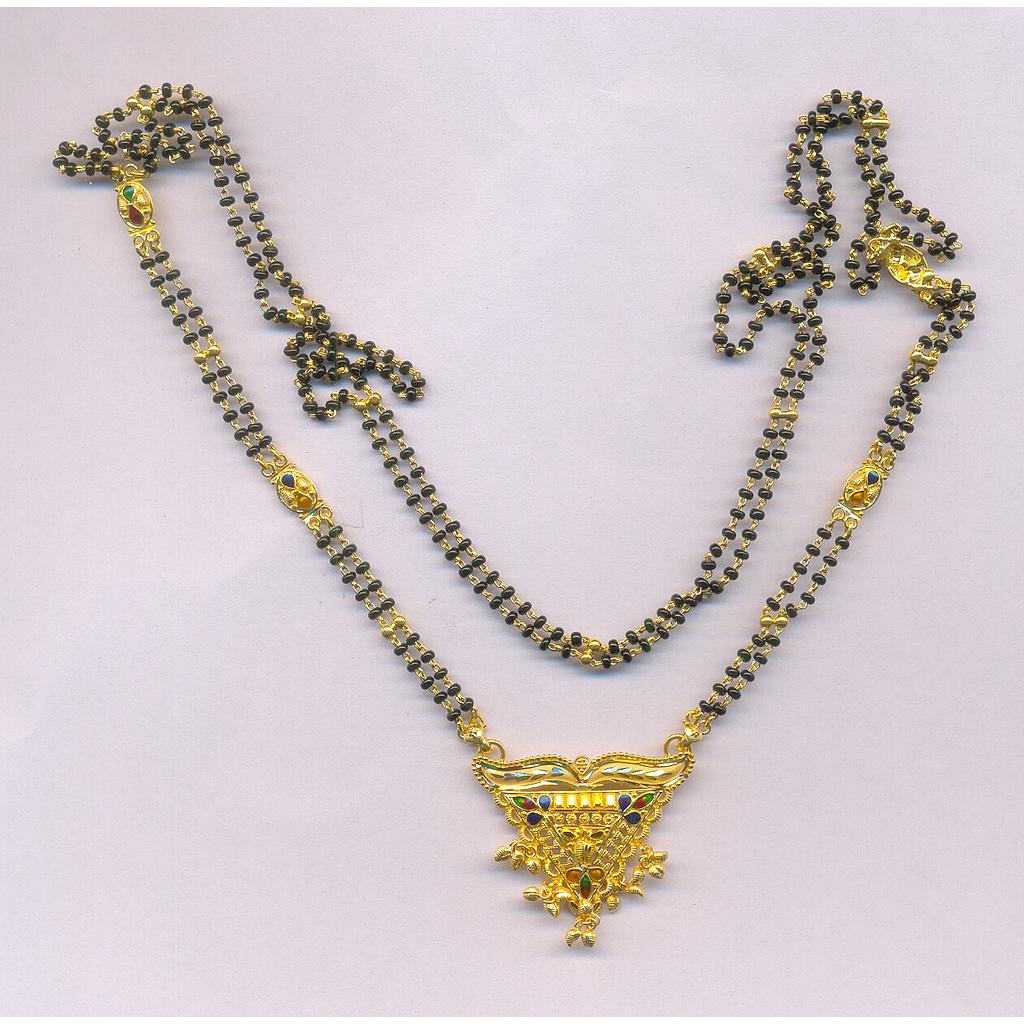 GOLD MANGALSUTRA PLAIN FANCY